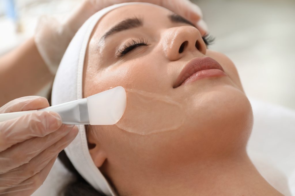Woman Taking Chemical Peels Treatment | Bare N Beautiful in Anderson, SC